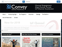 Tablet Screenshot of conveyservices.com